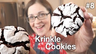 Chocolate Krinkle Cookies | Soft, Fudgy, Classic Christmas Cookie