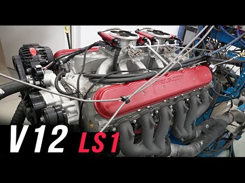 V12 LS1 engine dyno