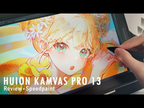 Huion Kamvas Pro 13 (2.5K) Review // Photoshop Speedpaint