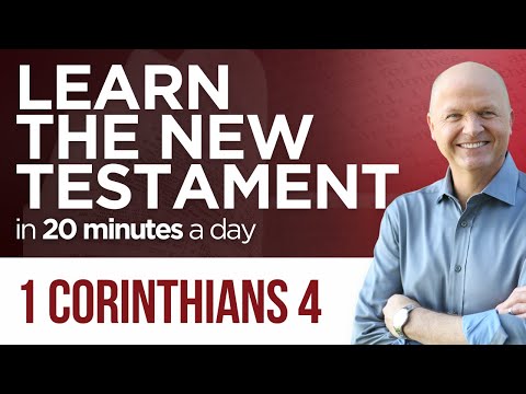 1 Corinthians 4 | The New Testament Daily with Jerry Dirmann