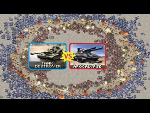Apocalypse surrounded by Tank Destroyers  🎮 same cost 🎮 Red Alert 2