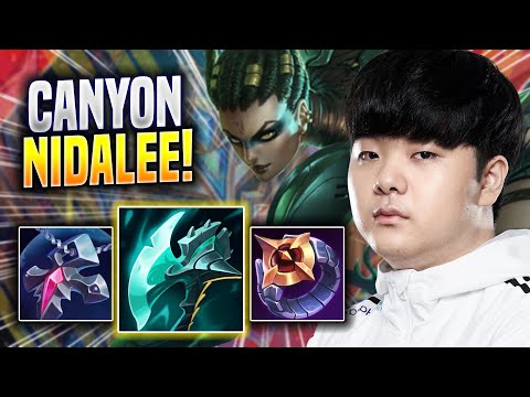 CANYON IS SO CLEAN WITH NIDALEE! - DK Canyon Plays Nidalee JUNGLE vs Rumble! | Season 2023