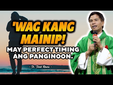'WAG KANG MAINIP! MAY 'PERFECT TIMING' ANG PANGINOON | HOMILY | FATHER FIDEL ROURA