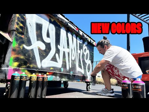 GR Reviews FLAME's New 600ml Cans - Prepare for a Colorbomb! 🔥💣😱