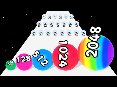 Bump Merge 2048 - Bump Pop & Ball Run 2048 (All Games)