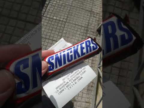 12;16🇬🇷🇪🇺🍫17 February 2023 ..1 snickers chocolate 0.90€ .food make me calm .