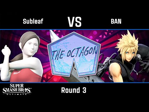 Subleaf (Wii Fit) vs BAN (Cloud) - Ultimate Round 3 - Octagon #67