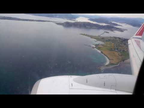 Aterrissando no Aeroporto Ålesund Vigra (AES/ENAL) 4K 2160p 2018.06.13