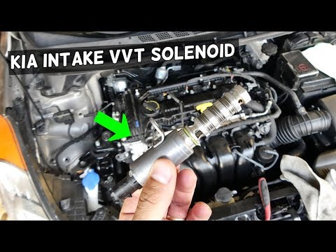 HOW TO REPLACE INTAKE VVT SOLENOID ON KIA FORTE SOUL...