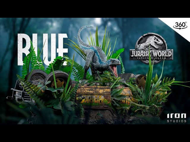 Vídeo relacionado con Iron Studios Jurassic World - Figura Decorativa (1/10 Deluxe Art Scale Blue and Beta, 20 cm)