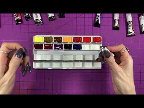 New QOR Watercolor Palette Setup Part 1