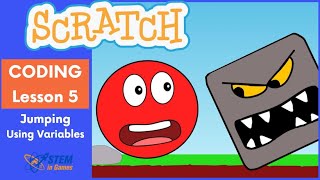Scratch Coding Lesson 5 | How to Jump for Beginners | Scratch Programming Class