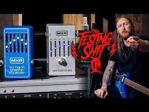 NERDIEST DIME VIDEO EVER - MXR 6-band EQ Comparison (Dimebag tone chasing)