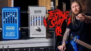Video thumbnail for NERDIEST DIME VIDEO EVER - MXR 6-band EQ Comparison (Dimebag tone chasing) by Ola Englund
