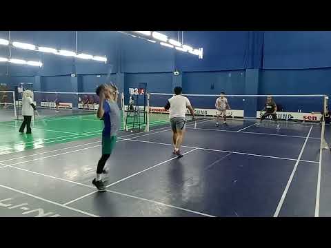 Badminton MuhibbahTeam Men's Double Social Sparring - Irfan / Shahrizal Vs Ameng / Azmeer