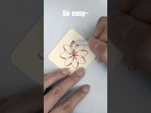 3-minutes Doodle 😎 with fine pattern EP210 #shorts