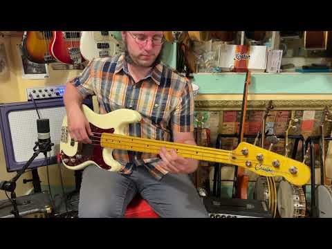 2017 Creston PJ-style electric bass guitar