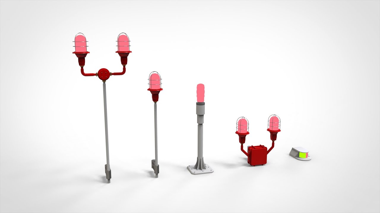 Signal lights 3D Model