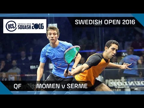 Squash: Momen v Serme - UCS Swedish Open 2016 - QF Highlights