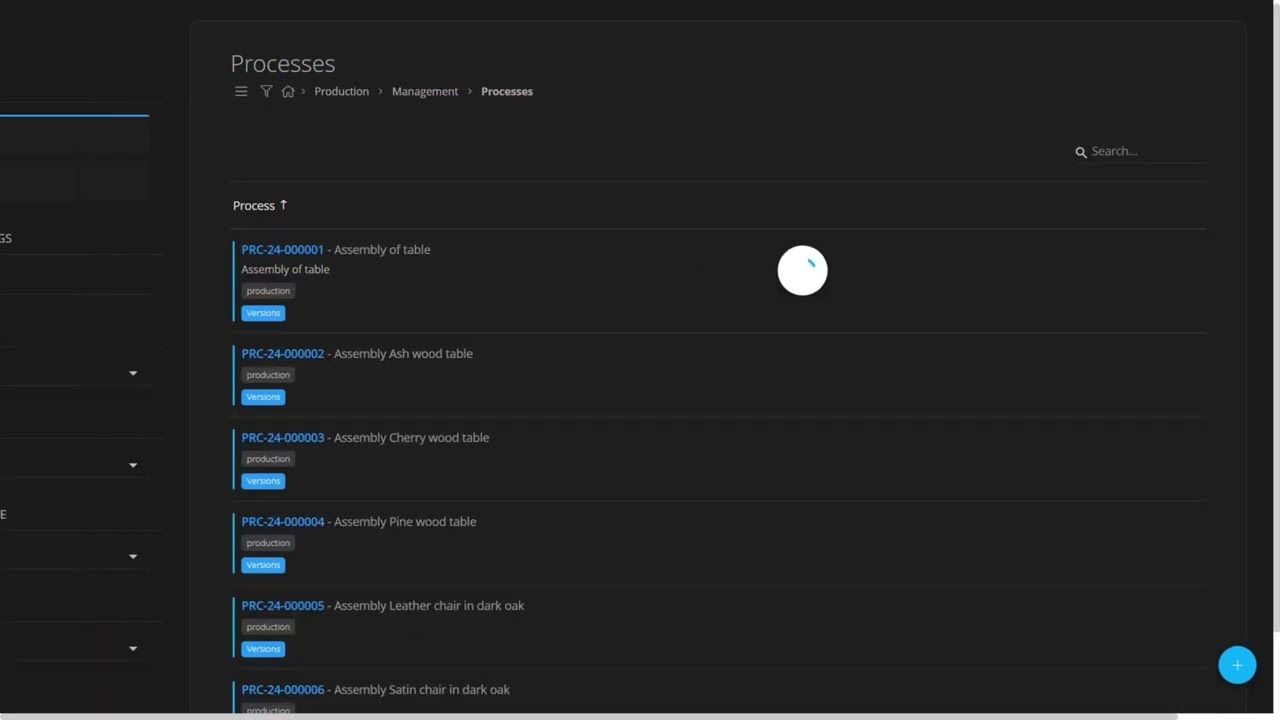 Processes and versions
