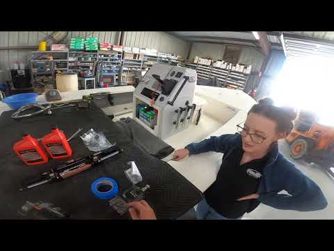 Seastar Hydraulic Steering Install