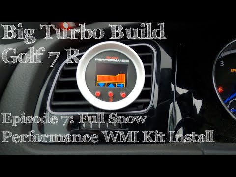 Big Turbo Golf 7 R Build Ep 7: How to Install Snow Performance Water and Methanol kit ( R , GTI )
