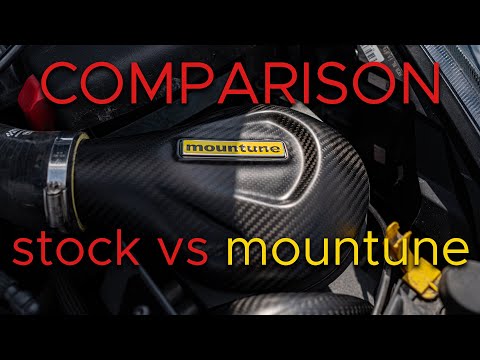 MK8 Fiesta ST Mountune Carbon Induction Kit vs Stock
