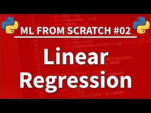 Linear Regression in Python Machine Learning From Scratch 02 Python Tutorial