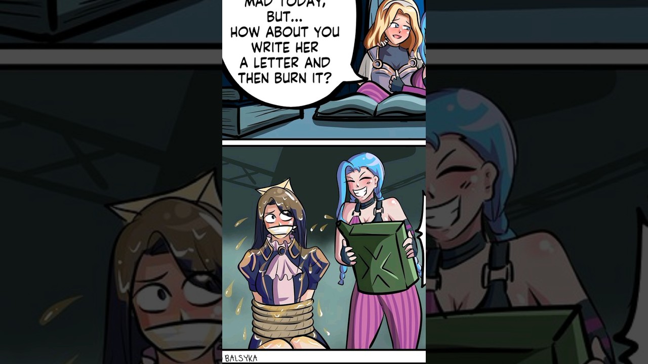 Jinx's Burning Advice | Arcane Comic Dub #Shorts