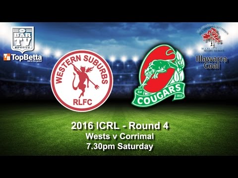 2016 ICRL - Round 4 - Wests v Corrimal