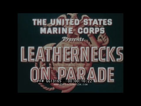 " LEATHERNECKS ON PARADE " 1942 UNITED STATES MARINE CORPS  & JOE E. BROWN PROMO  GG13165