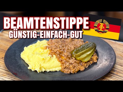 Beamtenstippe (minced meat) – cheap and really good!