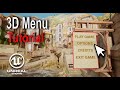 Unreal Engine 3D Menu Tutorial