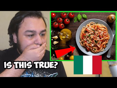 British Reaction To Top 10 BEST Italian Foods (Food From Italy)