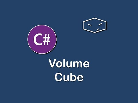 volume of cube in c