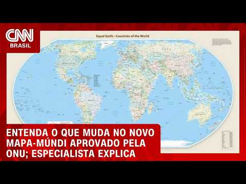Novo mapa-múndi corrige distorções históricas na representação dos países; entenda | CNN AGORA