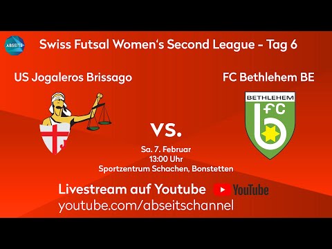 US Jogaleros vs. FC Bethlehem BE | Swiss Futsal Women's Second League -  Tag 6 | 07.02.2026