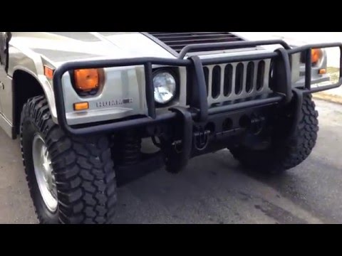 2003 HUMMER H1 OPEN TOP 6.5L TURBO DIESEL METALLIC PEWTER HEATED SEATS STUNNING!!!