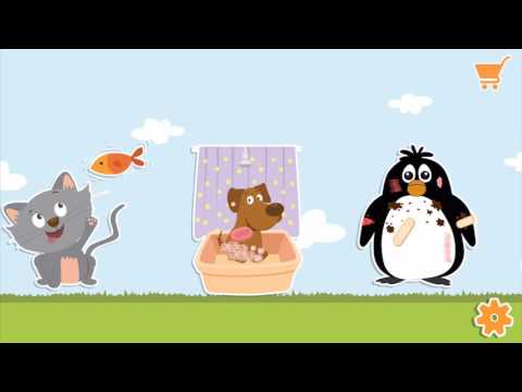 Fun Pet Care Kids Games - Animals Doctor and Puzzles - Education Apps for Kids Toddlers