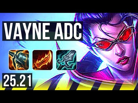 VAYNE & Nami vs CAITLYN & Lux (ADC) | Legendary | KR Master | 25.21
