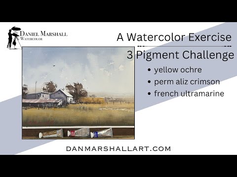 Watercolor Exercise 3 pigment Challenge