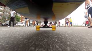 preview picture of video 'GoPro Hero2 - Longborad skate - Copacabana/Ipanema, Rio de Janeiro - parte 4'