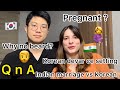 Answering Your Questions( Pregnant, Why no beard, Korean devar …. QnA 🇰🇷🇮🇳