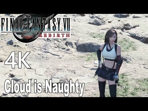 Cloud Having Naughty Thoughts About Tifa Final Fantasy 7 Rebirth 4K