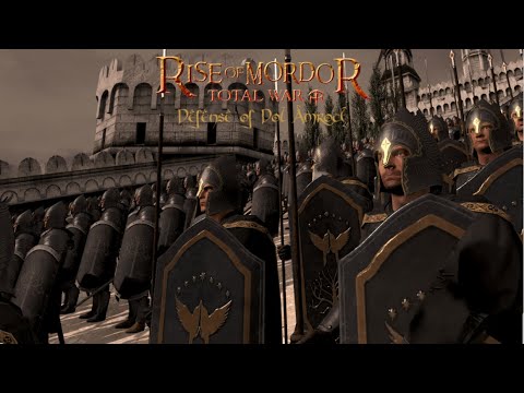 Defense of Dol Amroth! Rise of Mordor total war - custom battle!
