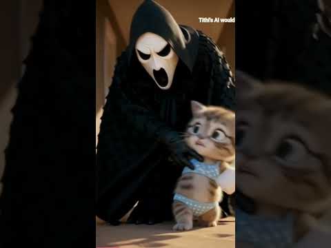 A ghost take the baby cat.. #horror #spooky #soundeffectsstudio #cat #animatin