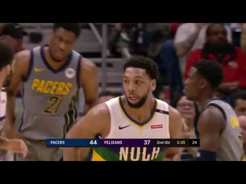 Jahlil Okafor Full Highlights Pelicans vs Pacers 2019 02 04   25 Points, 13 Reb!