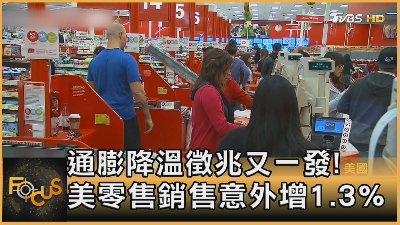 通膨降溫徵兆又一發!美國零售銷售意外增1.3%