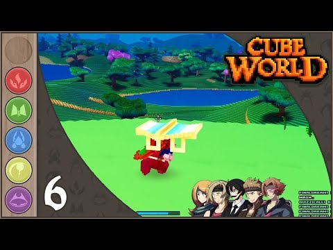 Cube World | Co-Op | Ep 6 Hang Gliding!