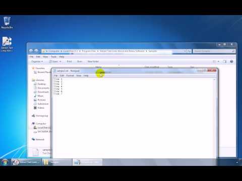 Extract Text Lines Above and Below Software